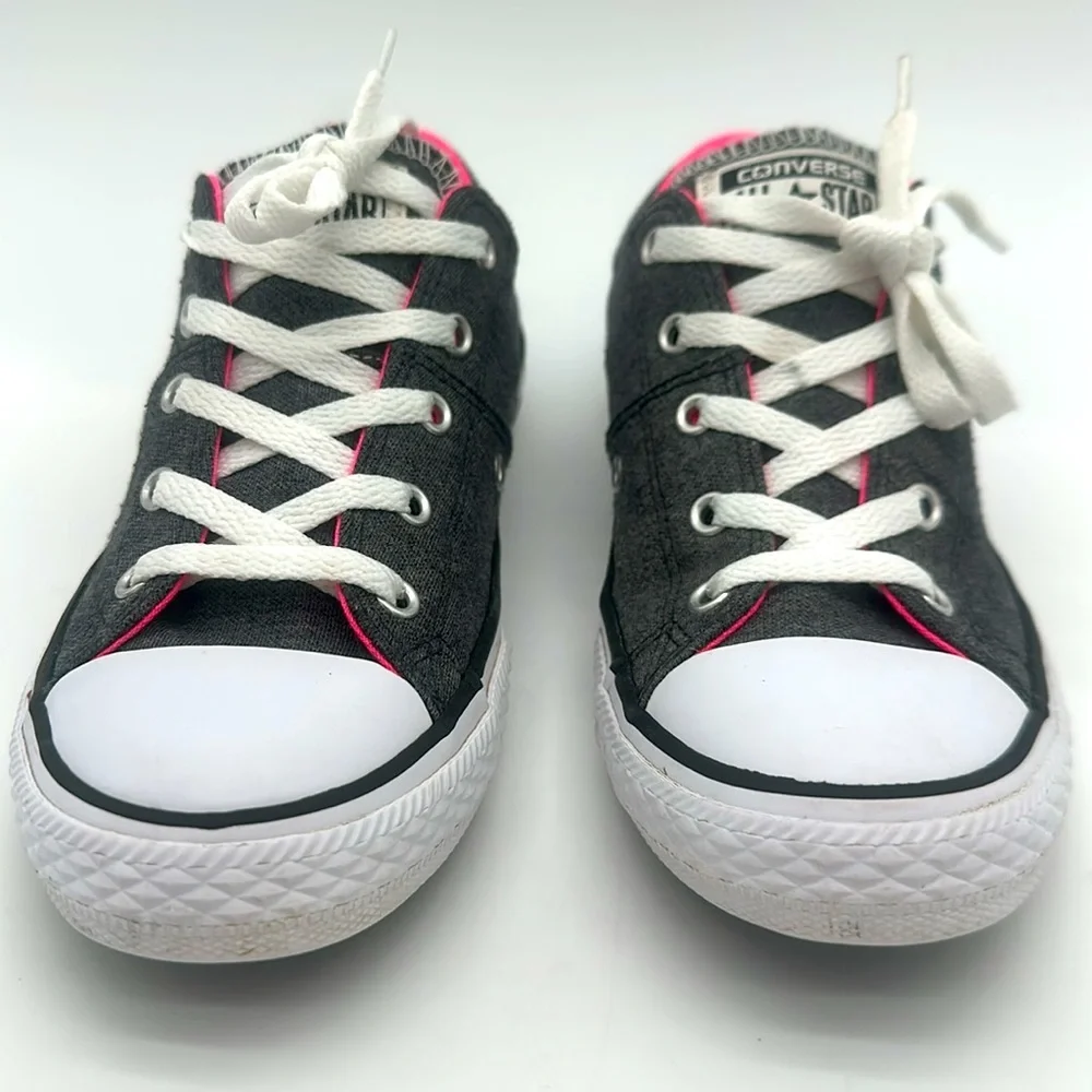 Converse Chuck Taylor All Star Girls Madison Shoes Gray Junior 659241F Size 3